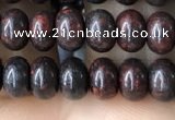 CRB4057 15.5 inches 4*6mm rondelle brecciated jasper beads wholesale