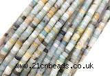 CRB4150 15 inches 2*4mm heishi colorful amazonite beads wholesale