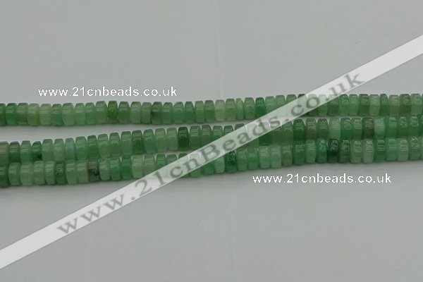 CRB426 15.5 inches 5*8mm rondelle green aventurine beads