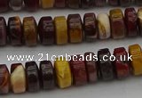 CRB433 15.5 inches 5*8mm rondelle mookaite gemstone beads