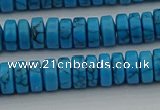 CRB440 15.5 inches 5*8mm rondelle turquoise beads wholesale