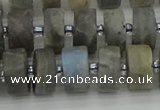 CRB485 15.5 inches 8*14mm tyre labradorite gemstone beads