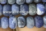 CRB5006 15.5 inches 4*6mm rondelle matte sodalite beads wholesale