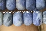CRB5056 15.5 inches 5*8mm rondelle matte sodalite beads wholesale