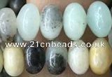 CRB5315 15.5 inches 4*6mm rondelle amazonite beads wholesale