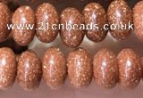 CRB5316 15.5 inches 4*6mm rondelle goldstone beads wholesale