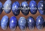 CRB5319 15.5 inches 4*6mm rondelle blue dumortierite beads