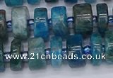 CRB538 15.5 inches 6*12mm tyre apatite gemstone beads wholesale