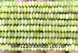 CRB5430 15 inches 2.5*4mm rondelle lemon jade beads wholesale