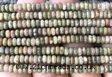 CRB5484 15 inches 2.5*4mm rondelle Chinese unakite beads
