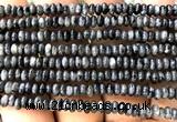 CRB5486 15 inches 2.5*4mm rondelle black labradorite beads wholesale