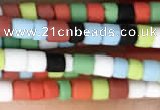 CRB5514 15 inches 2*2mm heishi synthetic turquoise beads wholesale