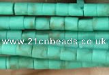 CRB5522 15 inches 2*2mm heishi synthetic turquoise beads wholesale