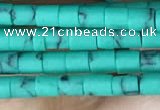 CRB5523 15 inches 2*2mm heishi synthetic turquoise beads wholesale