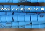 CRB5529 15 inches 2*2mm heishi synthetic turquoise beads wholesale