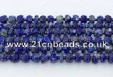 CRB5628 15.5 inches 5*7mm - 7*8mm faceted rondelle lapis lazuli beads