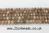 CRB5657 15.5 inches 6*10mm-7*11mm faceted rondelle moonstone beads wholesale