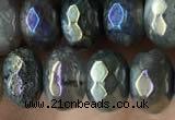 CRB5707 15 inches 5*8mm faceted rondelle AB-color labradorite beads