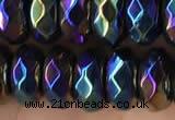 CRB5711 15 inches 5*8mm faceted rondelle AB-color gemstone beads