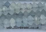 CRB5742 15 inches 2*3mm faceted aquamarine beads