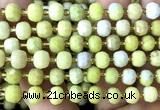 CRB6050 15 inches 6*8mm faceted rondelle butter jade beads