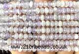 CRB6101 15 inches 4*6mm faceted rondelle lavender amethyst beads