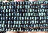 CRB6140 15 inches 4*6mm faceted rondelle kambaba jasper beads