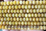 CRB6234 15 inches 5*8mm faceted rondelle yellow jade beads