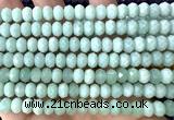 CRB6238 15 inches 5*8mm faceted rondelle green aventurine jade beads