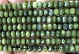 CRB6244 15 inches 5*8mm faceted rondelle China jade beads