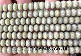 CRB6262 15 inches 5*8mm faceted rondelle Alashan jasper beads