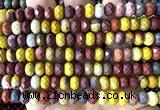 CRB6280 15 inches 5*8mm faceted rondelle mookaite beads
