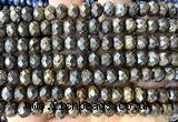 CRB6291 15 inches 5*8mm faceted rondelle bronzite beads