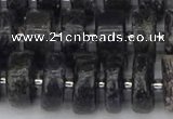 CRB633 15.5 inches 6*12mm tyre charoite gemstone beads