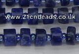 CRB638 15.5 inches 5*8mm tyre sodalite gemstone beads