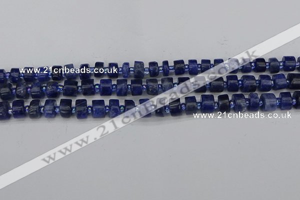 CRB638 15.5 inches 5*8mm tyre sodalite gemstone beads