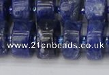 CRB642 15.5 inches 8*16mm tyre sodalite gemstone beads