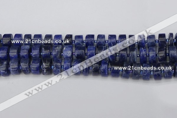 CRB642 15.5 inches 8*16mm tyre sodalite gemstone beads