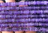 CRB6502 15 inches 2*6mm rondelle amethyst gemstone beads