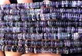 CRB6504 15 inches 2*6mm rondelle fluorite gemstone beads