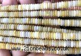CRB6514 15 inches 2*6mm rondelle yellow aventurine jade beads