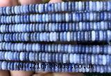 CRB6516 15 inches 2*6mm rondelle blue aventurine jade beads
