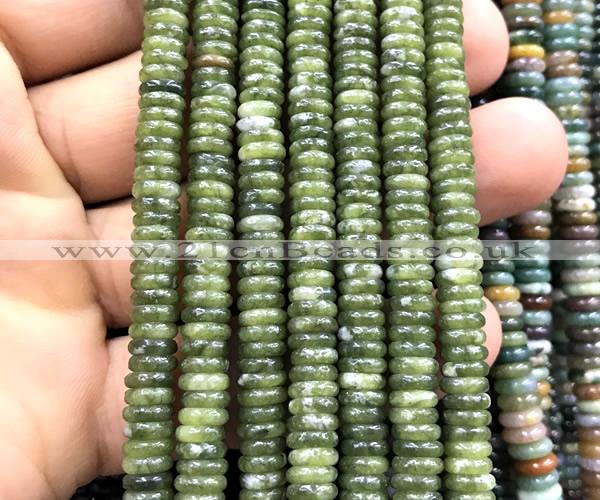 CRB6518 15 inches 2*6mm rondelle China jade beads wholesale