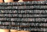 CRB6536 15 inches 2*6mm rondelle flame jasper beads wholesale