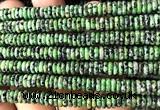 CRB6554 15 inches 2*6mm rondelle imitation ruby zoisite beads