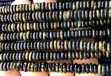 CRB6572 15 inches 2*6mm rondelle blue tiger eye beads wholesale