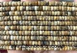 CRB6610 15 inches 2*4mm faceted heishi picture jasper beads