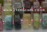 CRB674 15.5 inches 7*14mm tyre mixed gemstone beads wholesale