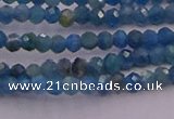 CRB700 15.5 inches 2*3mm faceted rondelle apatite gemstone beads