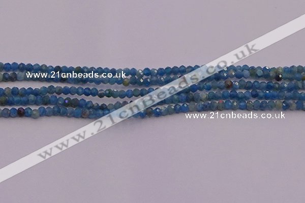 CRB700 15.5 inches 2*3mm faceted rondelle apatite gemstone beads